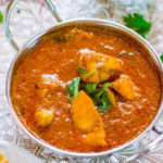 Mantra carta spcl chicken Curry restaurante Indio